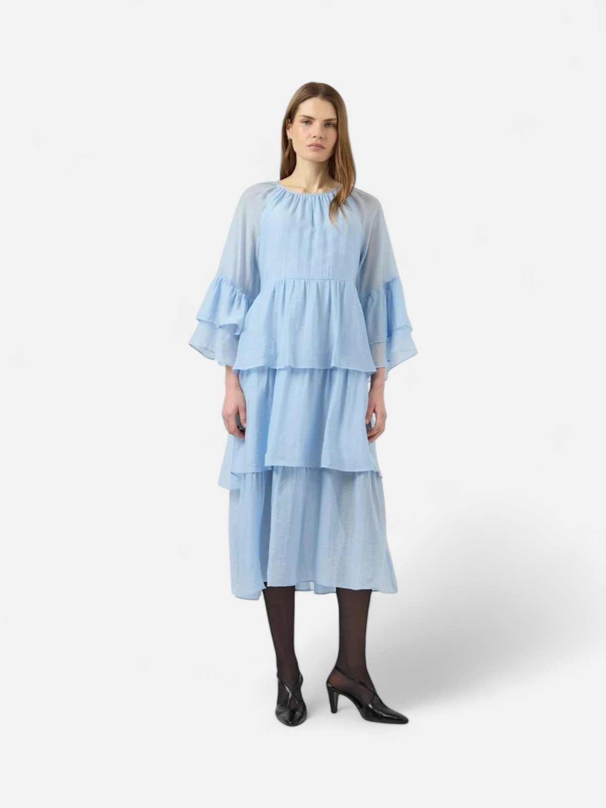 Y.A.S mekko YASSenly 3/4 Long Dress, Skyway - Kekäle.fi