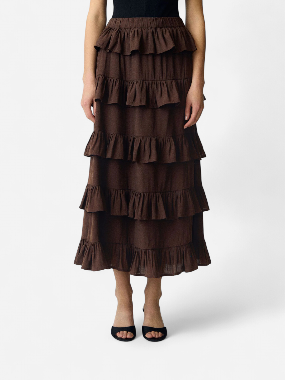 YASWIMA HW ANKLE SKIRT S. Coffee Bean - Kekäle.fi