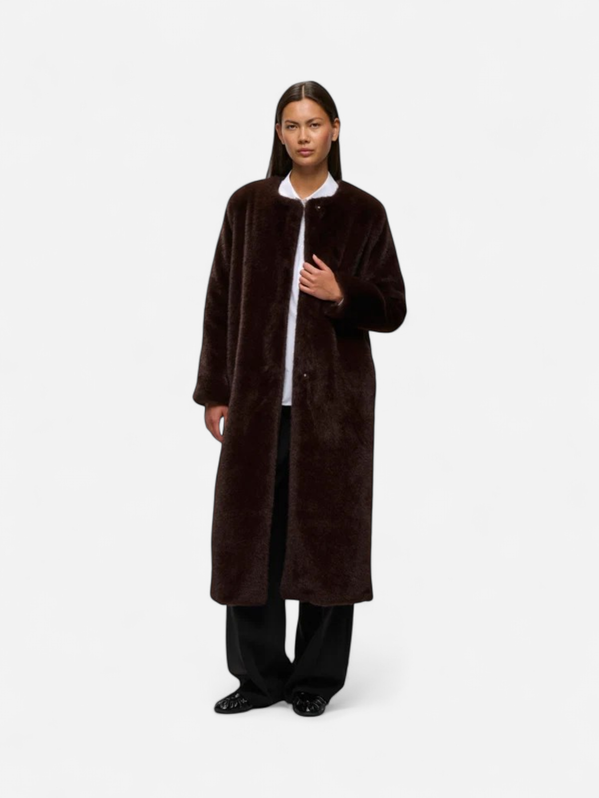 ZABELLEIW LONG COAT Chocolate Brown - Kekäle.fi