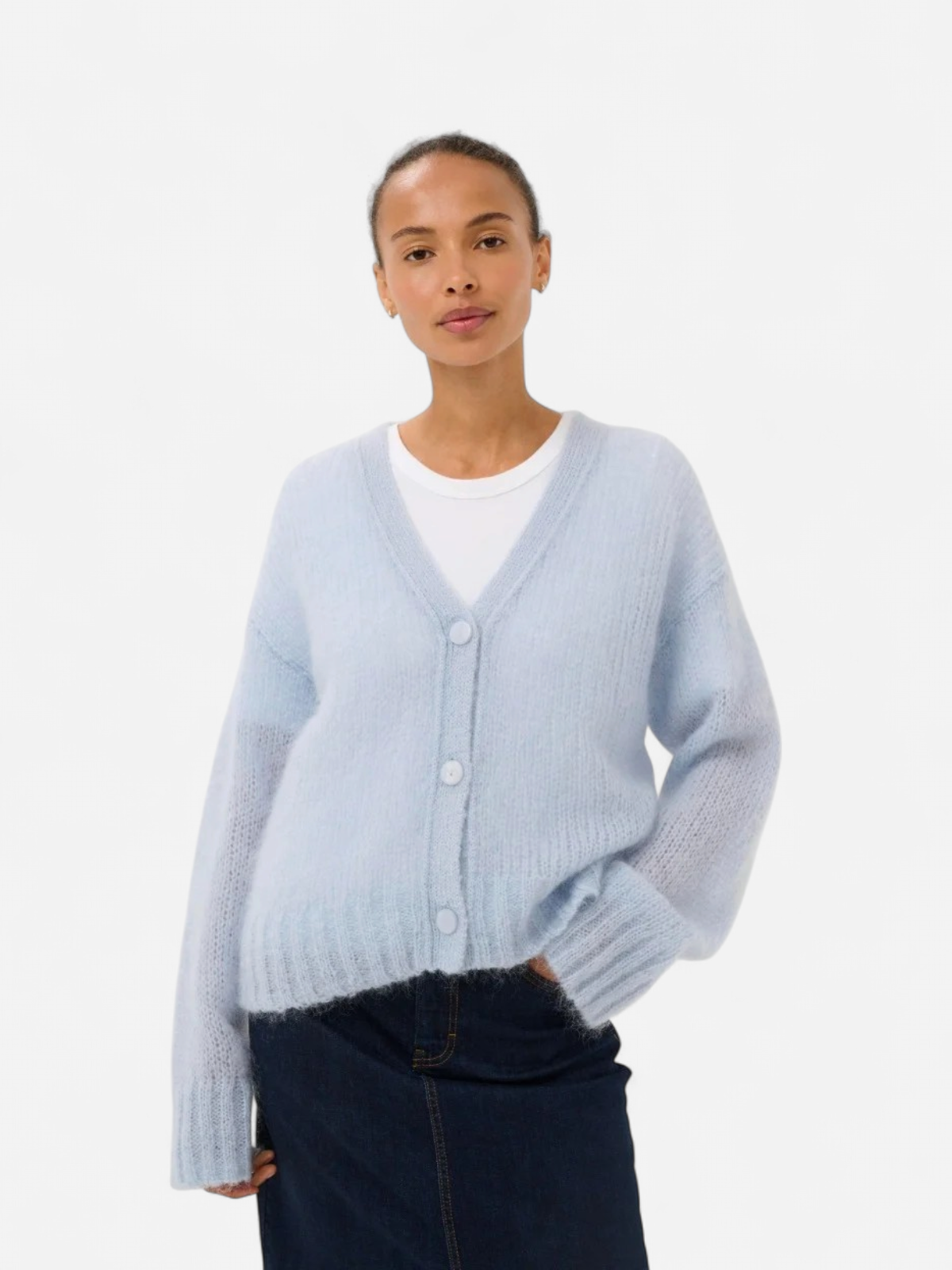 ZENDAYAPW CARDIGAN Gray Dawn - Blue - Kekäle.fi