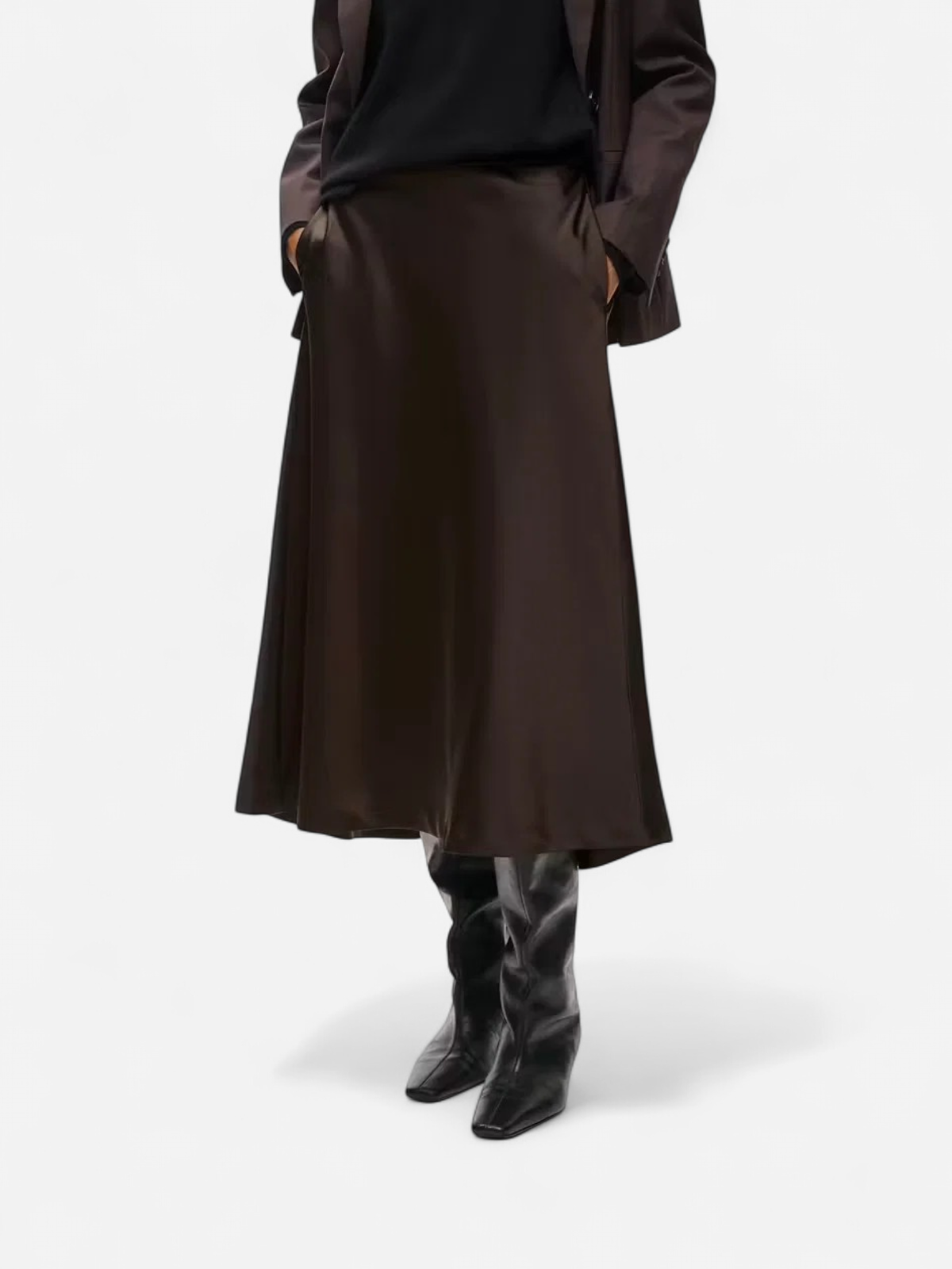 ZILKYIW SKIRT Chocolate Brown - Kekäle.fi