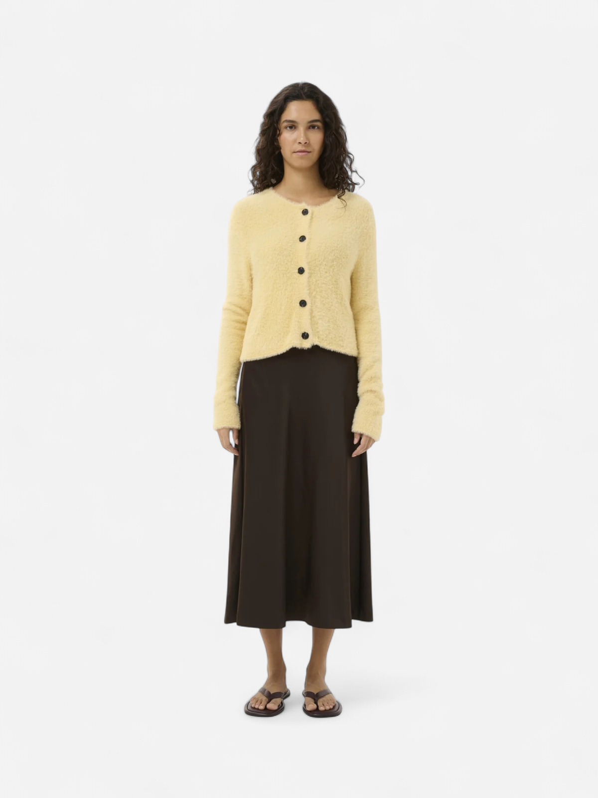 Inwear naisten hame ZilkyIW Skirt, Coffee Bean - Kekäle.fi