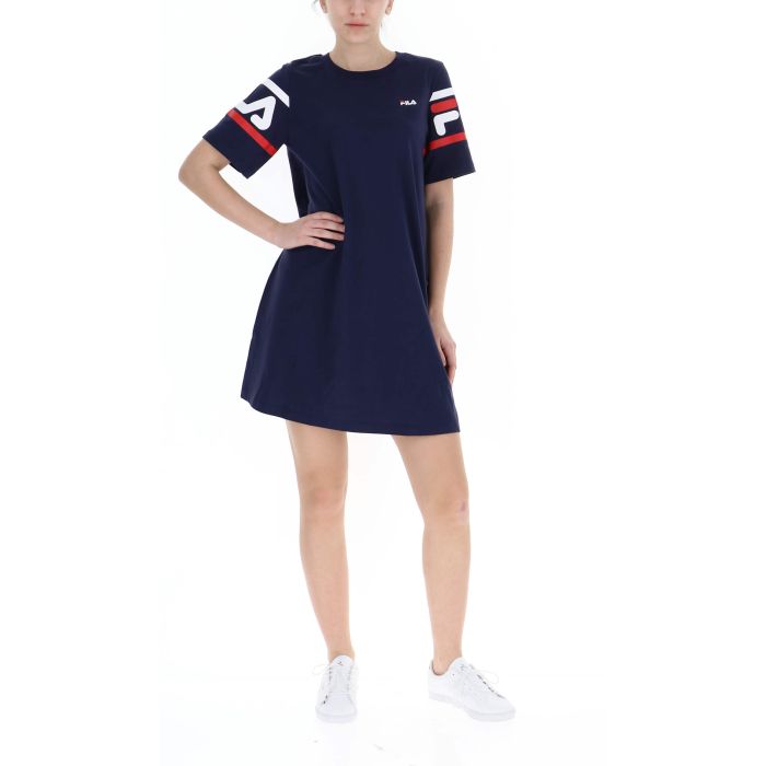 FILA Naisten Mekko Steph Tee Dress Tummansininen Kekale