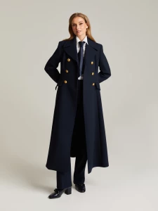 andiata-naisten-pitka-villakangastakki-dezire-coat-tummansininen-1