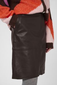 culture-naisten-hame-cuberta-leather-skirt-coffee-bean-1