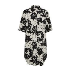 freequent-naisten-mekko-lavisco-shirtdress-musta-kuosi-1