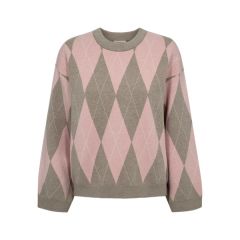 freequent-naisten-neulepusero-sora-pullover-vaaleanpunainen-ruutu-1