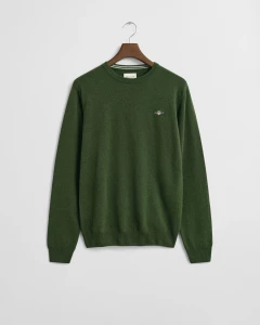 gant-miesten-neulepaita-superfine-lambswool-c-neck-tummanvihrea-1