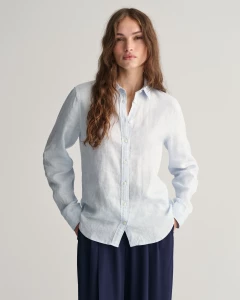 gant-naisten-paitapusero-reg-linen-chambray-shirt-vaaleansininen-1