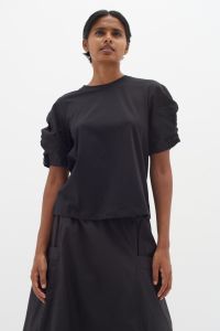inwear-naisten-t-paita-k-payana-woven-trim-t-shirt-black-1