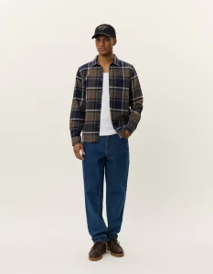 les-deux-miesten-flanellipaita-jeremy-check-flannel-shirt-sininen-kuosi-1