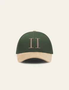 les-deux-miesten-lippis-baseball-cap-contrast-suede-2-vihrea-1