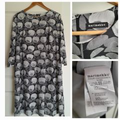 marimekko-mekko-harmaa-40-second-hand-harmaa-1