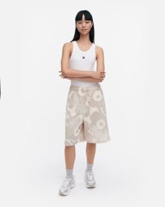 marimekko-unisex-shortsit-sarana-akvarelli-unikko-shortsit-beige-kuosi-1