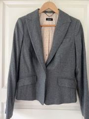 max-mara-weekend-jakut-bleiserit-harmaa-m-second-hand-harmaa-1