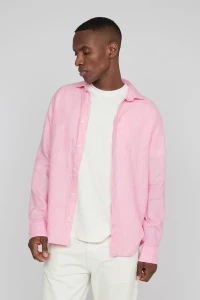 matinique-miesten-pellavapaita-marc-short-linen-pinkki-1