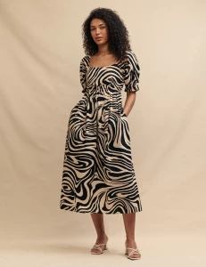 nobodys-child-naisten-mekko-ginger-midi-dress-plain-musta-kuosi-1