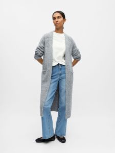 object-naisten-neuletakki-objmilu-ls-lo-long-knit-cardigan-medium-grey-melange-1