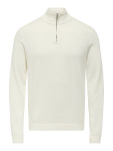 only-and-sons-miesten-neule-alex-reg-halz-zip-valkoinen-1