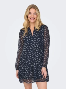 only-naisten-mekko-onlemilie-life-l-s-short-dress-sininen-kuosi-1