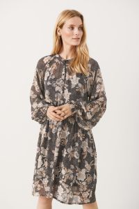part-two-naisten-mekko-katla-dress-2nd-hand-ruskea-kuosi-1