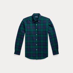 polo-ralph-lauren-miesten-kauluspaita-long-sleeve-sport-shir-vihrea-ruutu-1