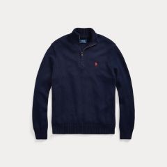 polo-ralph-lauren-miesten-neule-cotton-half-zip-pullover-tummansininen-1