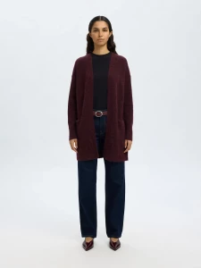 selected-femme-naisten-neuletakki-lulu-new-knit-long-cardigan-fig-melange-1