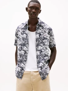 tommy-hilfiger-miesten-lyhythihainen-kauluspaita-linen-vacation-prt-sininen-kuosi-1