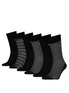 tommy-hilfiger-sukat-th-men-sock-6p-tin-gift-box-birdeye-musta-1