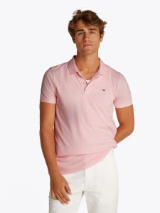 tommy-jeans-miesten-pikeepaita-tjm-slim-placket-polo-vaaleanpunainen-1