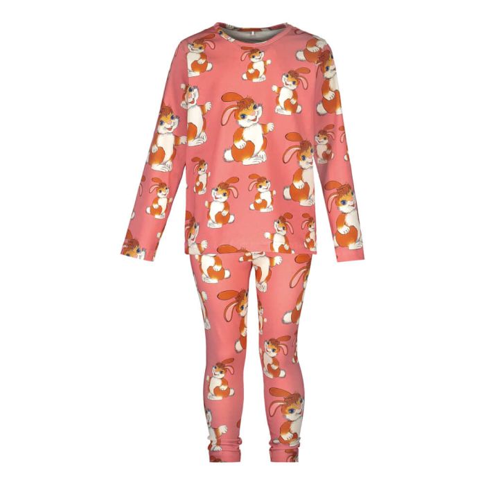 Must cloth Sidewalk Metsola, Lasten Pyjama, Pupu Tupuna Pyjama Set Vaaleanpunainen Kuosi -  Kekäle