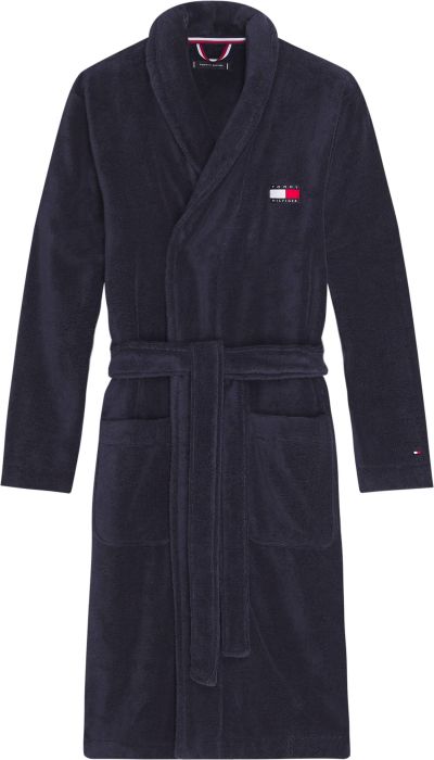 tommy hilfiger towelling bathrobe