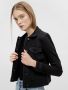 Object Naisten Farkkutakki, OBJWIN NEW DENIM JACKET Musta