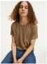 Calvin Klein Jeans Miesten T-paita  MONOGRAM T-SHIRT Keskiruskea