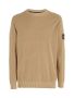 calvin-klein-jeans-neule-badge-waffle-mix-sweater-beige-3