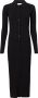 calvin-klein-women-naisten-mekko-iconic-rib-shirt-midi-dress-musta-4