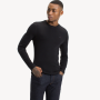 Tommy Jeans Miesten Trikoopusero, Original Rib Ls Tee Musta