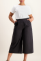 Kaiko, Naisten Housut, Flowy Culottes Musta