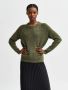 selected-femme-naisten-neule-slflulu-ls-knit-o-neck-noos-armeijanvihrea-1