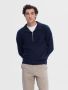 selected-neule-axel-ls-knit-half-zip-tummansininen-1