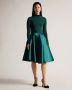 ted-baker-naisten-mekko-zadi-dress-tummanvihrea-1