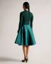 ted-baker-naisten-mekko-zadi-dress-tummanvihrea-2