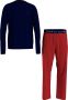tommy-hilfiger-miesten-pyjama-ls-pant-jersey-set-print-punainen-1