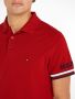 tommy-hilfiger-pikke-monotype-cuff-slim-polo-punainen-5
