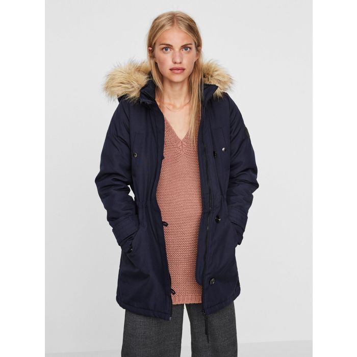 Vero Moda Parkatakki Vmexcursion Expedition Tummansininen