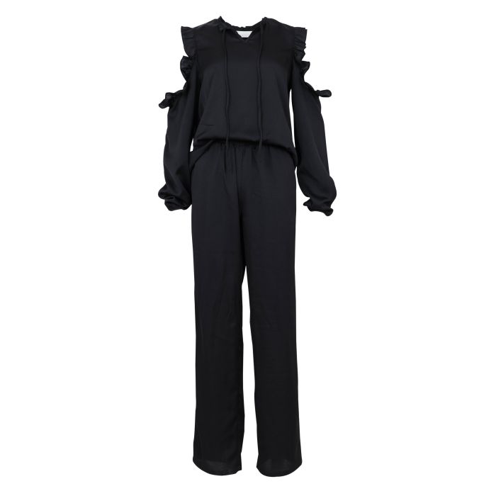 Neo Noir Naisten Haalari Moss Jumpsuit Musta Kek le