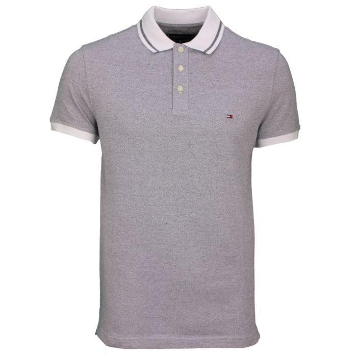 Tommy Hilfiger pikeepaita, PRETWIST MOULINE TIPPED Sininen Kuosi
