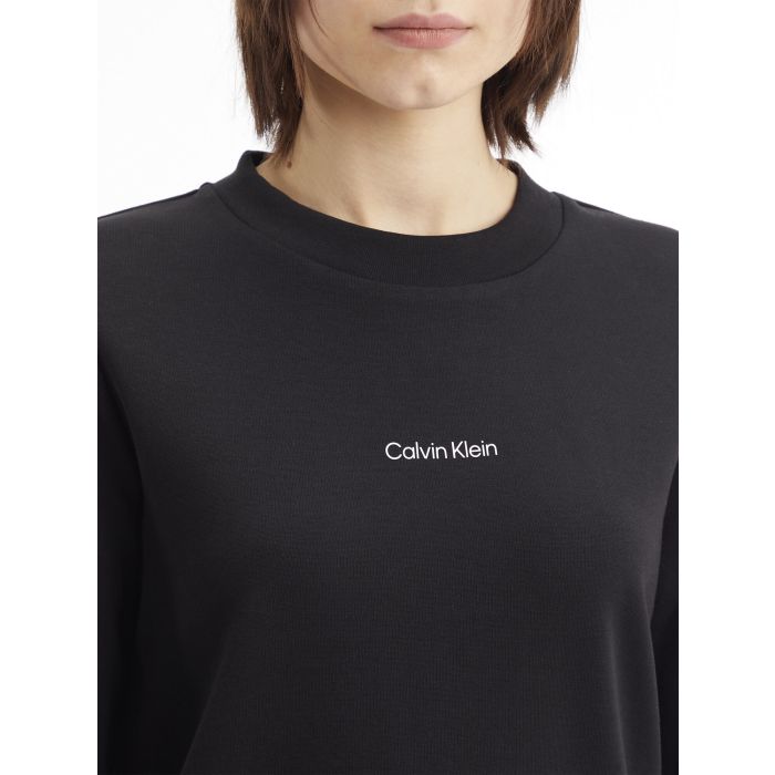 calvin-klein-naisten-mekko-micro-logo-c-neck-dress-ls-musta-6
