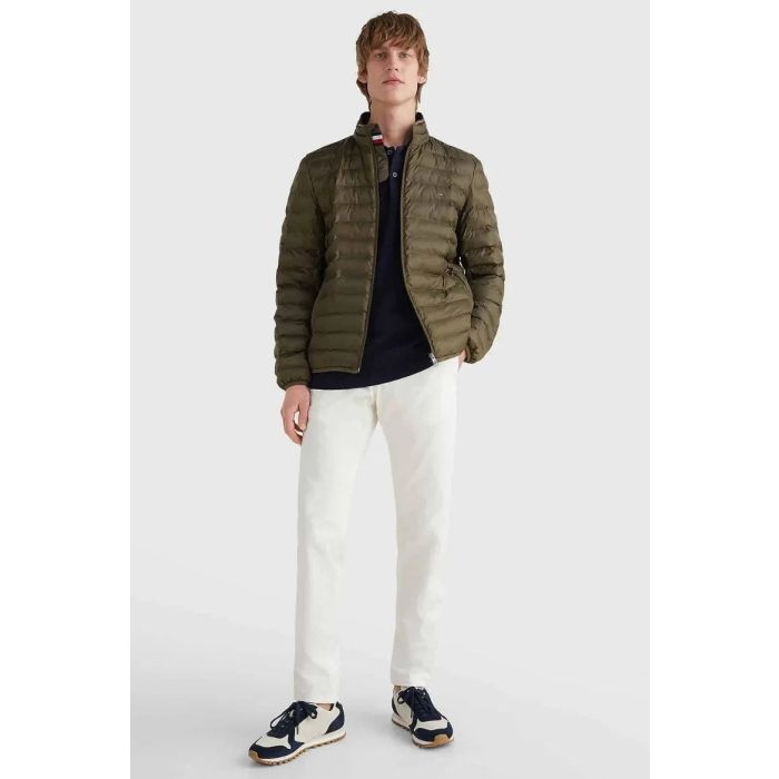Tommy Hilfiger, Miesten Kevytvanutakki, CORE PACKABLE JACKET NOS Armeijanvihreä